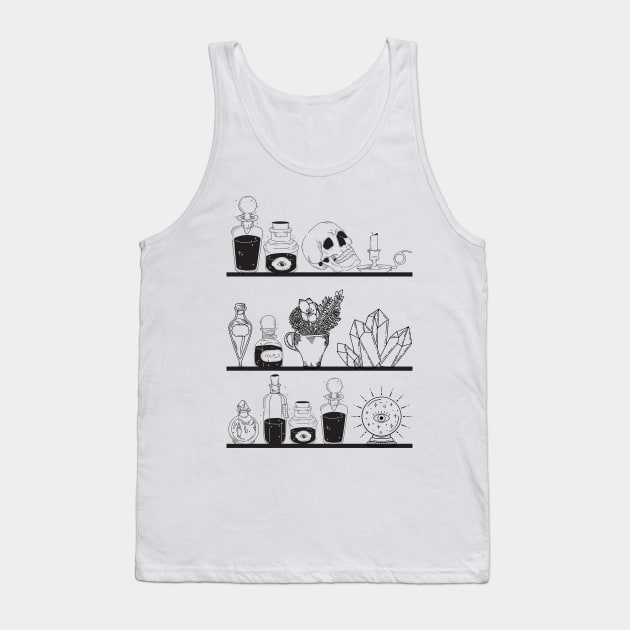 Potion Shelves (B) Tank Top by Harlotquen